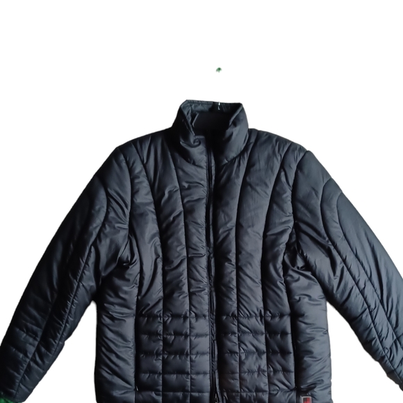 Woolrich black Thinsulate Lifeloft puffer black zip up coat size Medium - Picture 1 of 10